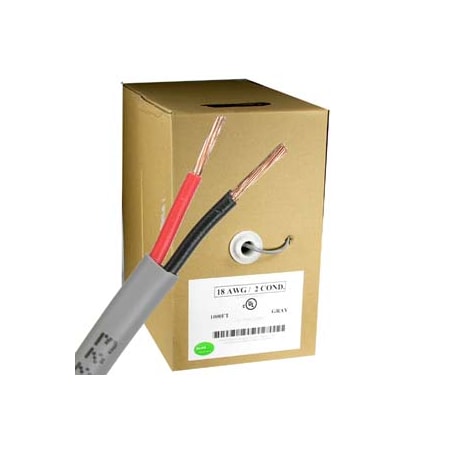 Bestlink Netware Power Wire 18AWG/2 CMR- 1000Ft- Gray 203705